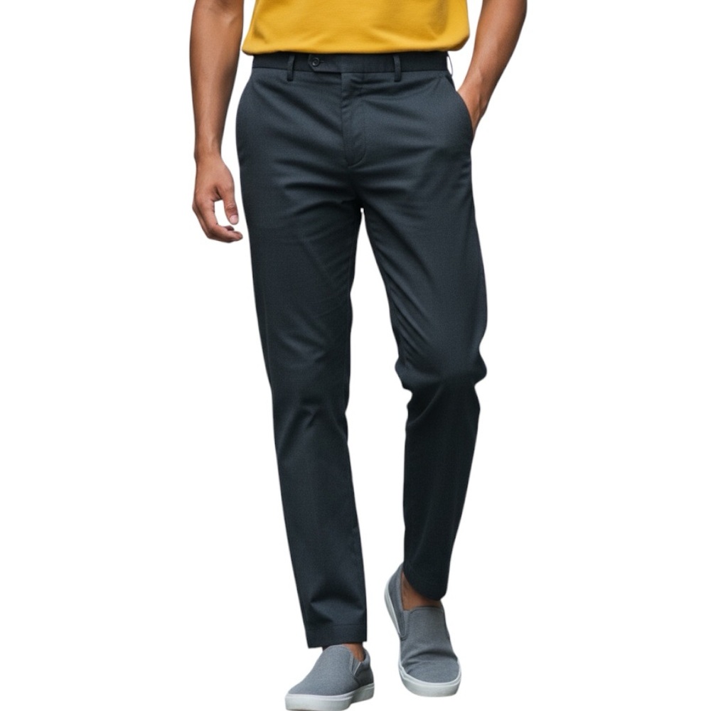 Ashwoth Pants Dark Gray Flat Front Pockets Men’s Sz 34x28